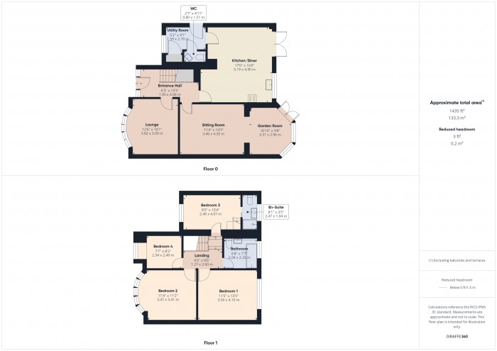 Floorplan for 78A Durleigh Road, TA6