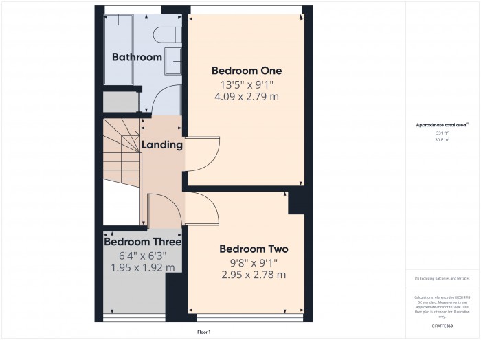 Floorplan for 28 Stafford Road, TA6