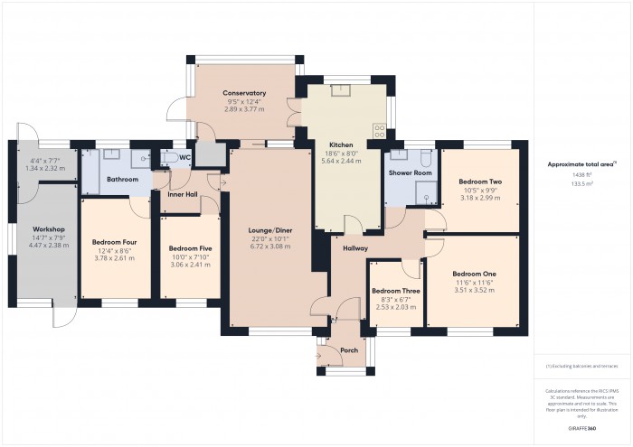 Floorplan for 2 Southview Road, TA7