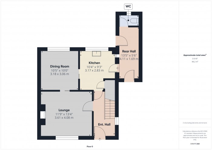 Floorplan for 8 Station Road, TA7