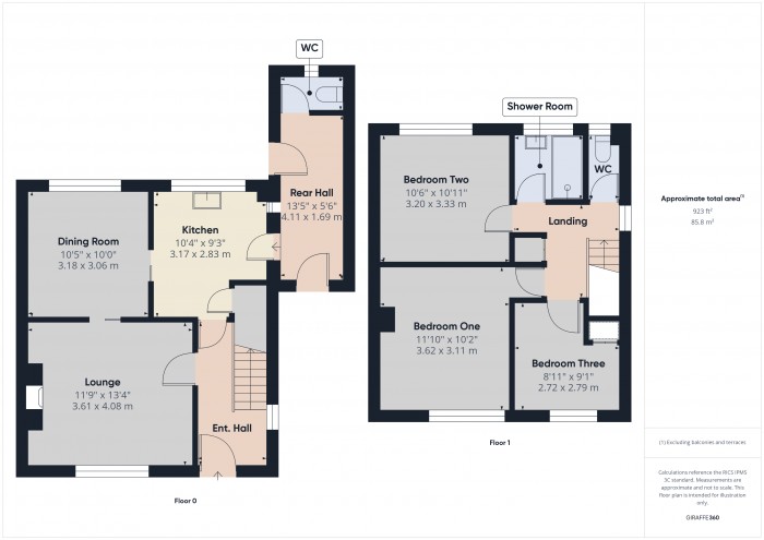 Floorplan for 8 Station Road, TA7