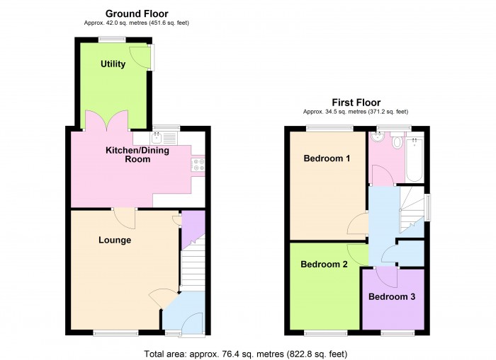 Floorplan for 1 Kiln Close, TA5