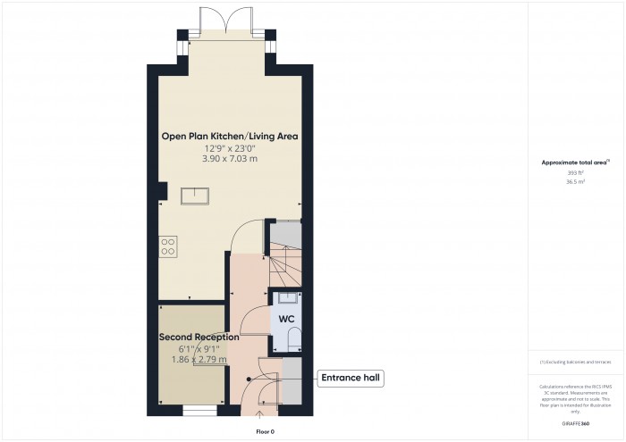 Floorplan for 3 Castle Green Walk, TA6