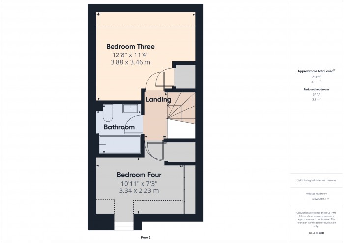 Floorplan for 3 Castle Green Walk, TA6