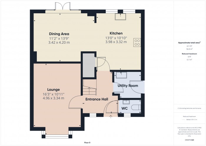 Floorplan for 9 Westminster Way, TA6