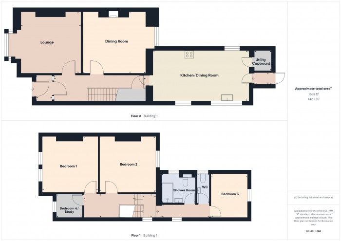 Floorplan for 43 Taunton Road, TA6