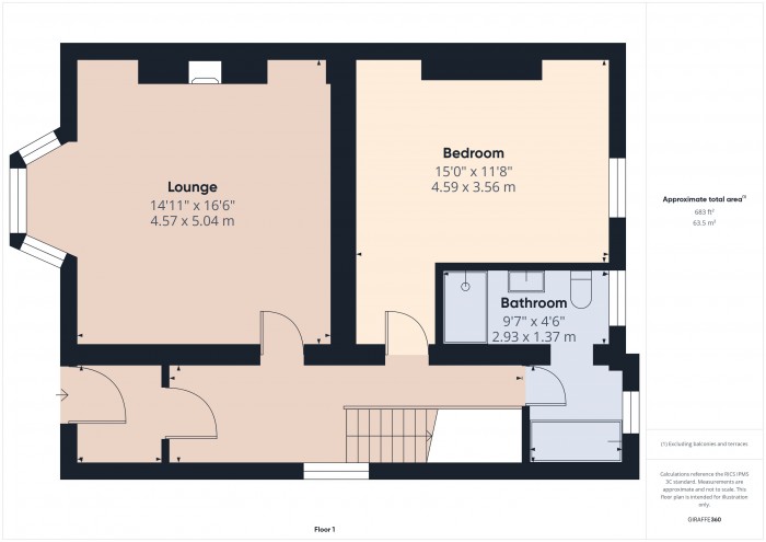 Floorplan for 26 Taunton Road, TA6