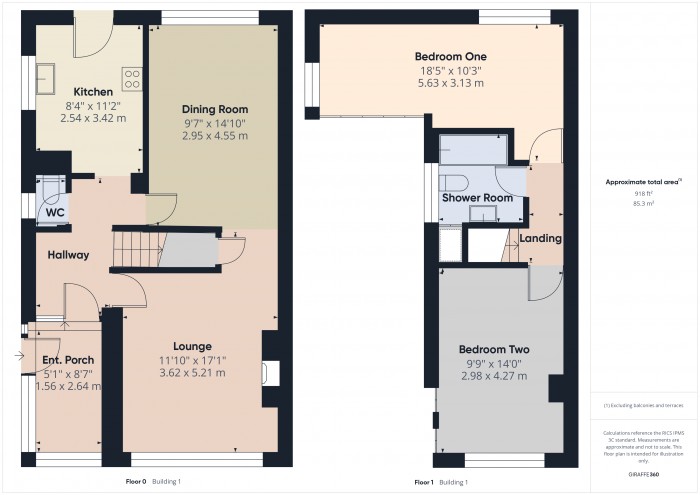 Floorplan for 10 Tor View, TA7