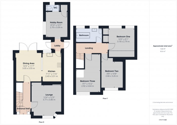 Floorplan for 6 Beechwood, TA6