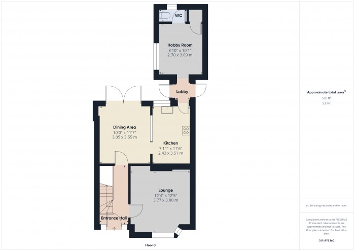 Floorplan for 6 Beechwood, TA6