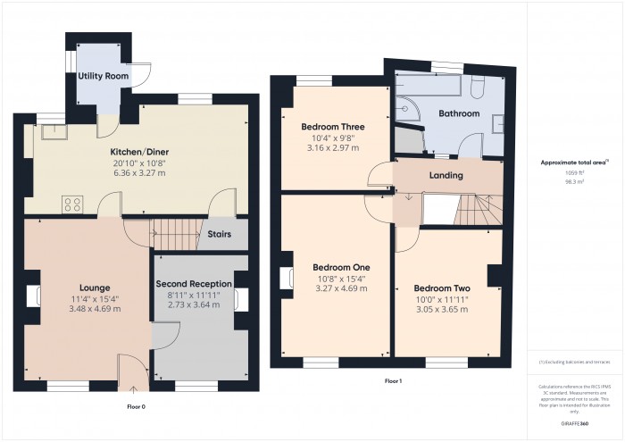 Floorplan for 24 Brookside Road, TA5