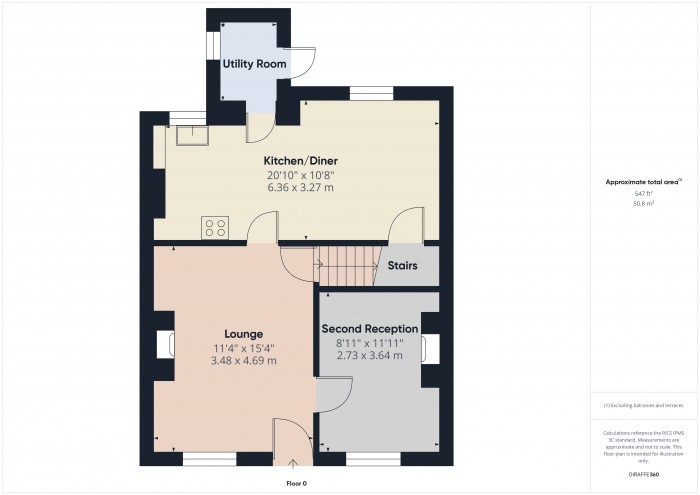 Floorplan for 24 Brookside Road, TA5