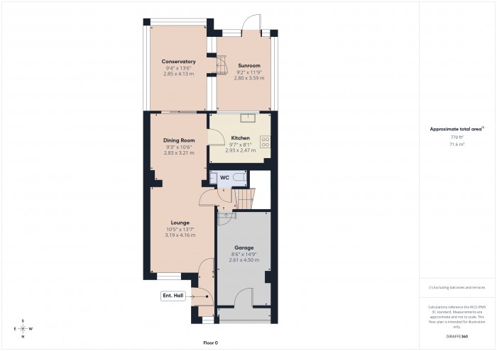Floorplan for 20 Stanley Close, TA6