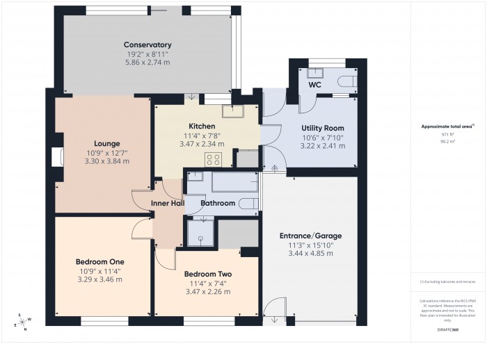 Floorplan for 13 Stafford Road, TA6