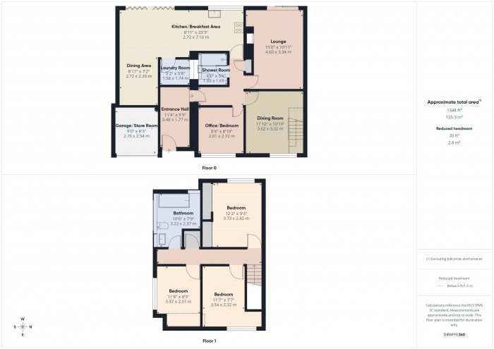Floorplan for 9 Southview Road, TA7