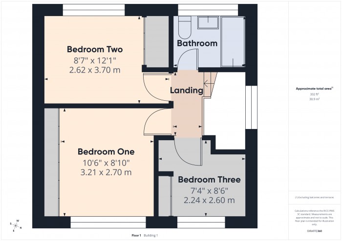 Floorplan for 4 Suffolk Close, TA6