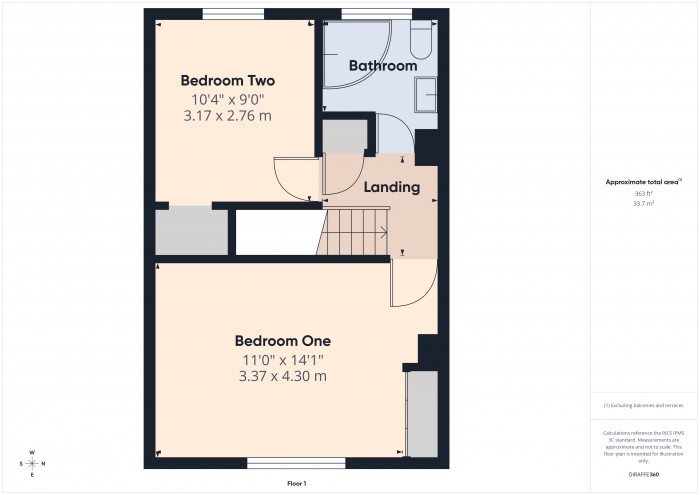Floorplan for 7 Millbay, TA6