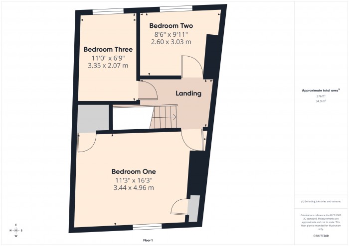Floorplan for 64 Polden Street, TA6