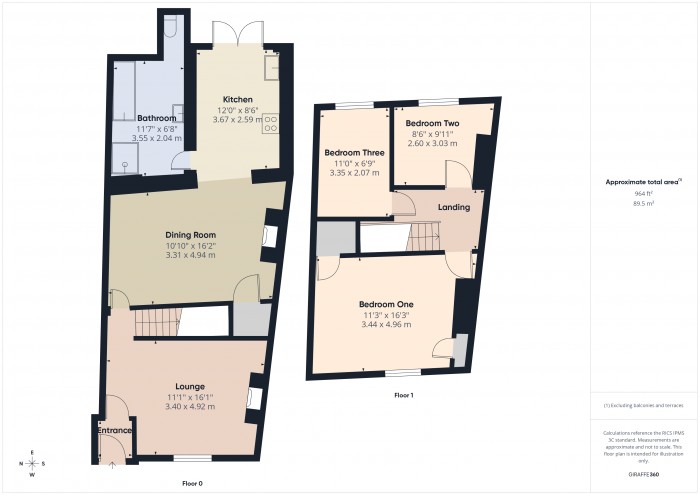 Floorplan for 64 Polden Street, TA6