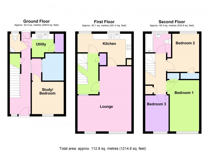 Floorplan for 36 Westfield Close, TA6
