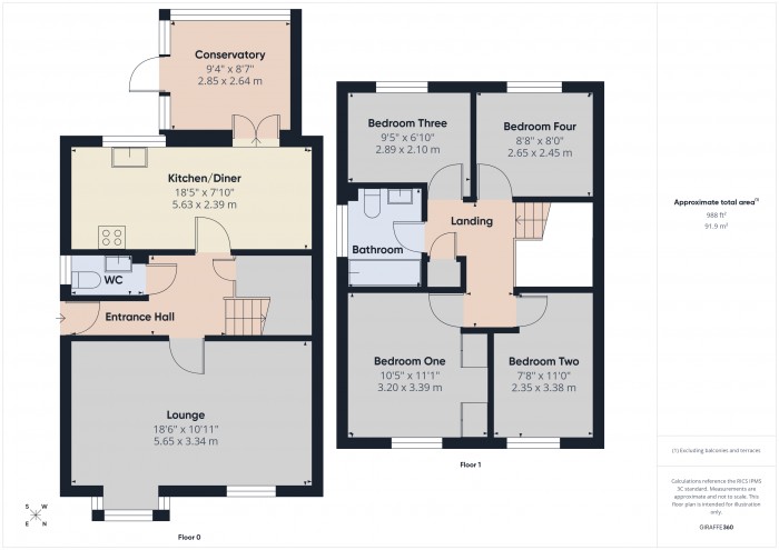 Floorplan for 3 Windsor Road, TA6