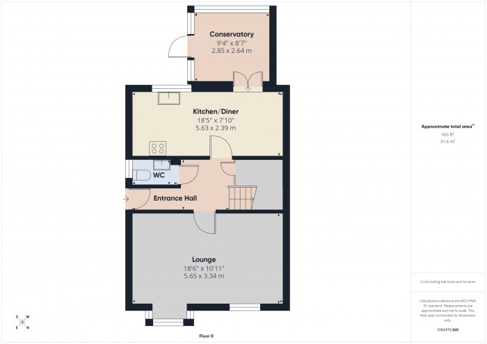 Floorplan for 3 Windsor Road, TA6