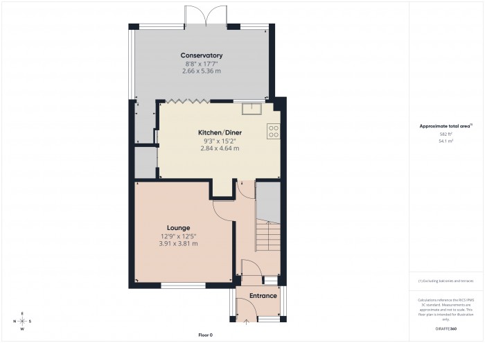 Floorplan for 4 Hardings Close, TA6
