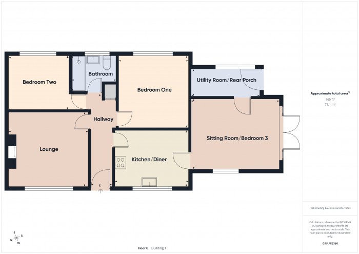 Floorplan for 15 Sussex Avenue, TA6