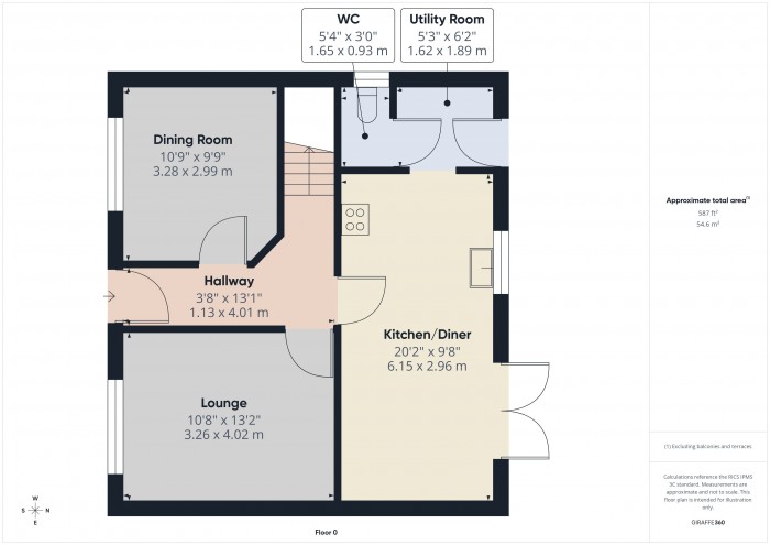 Floorplan for 13 Nero Close, TA6