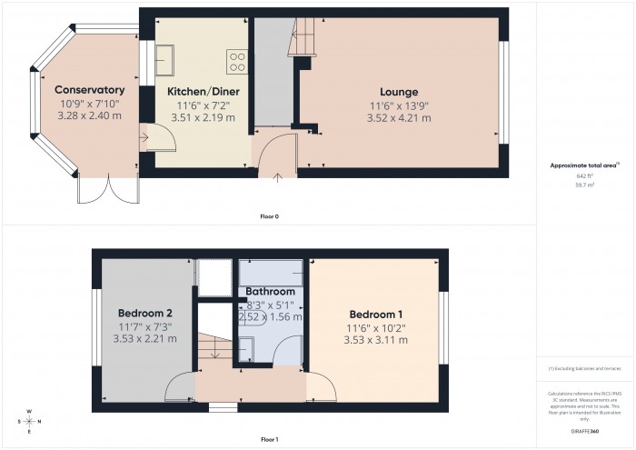Floorplan for 11 Grebe Road, TA6
