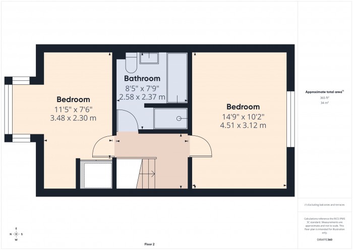 Floorplan for 12 Anson Way, TA6