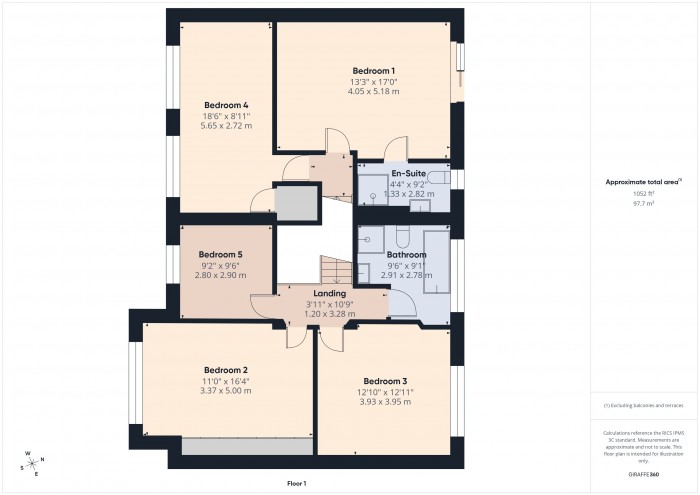 Floorplan for 128 Wembdon Hill, TA6
