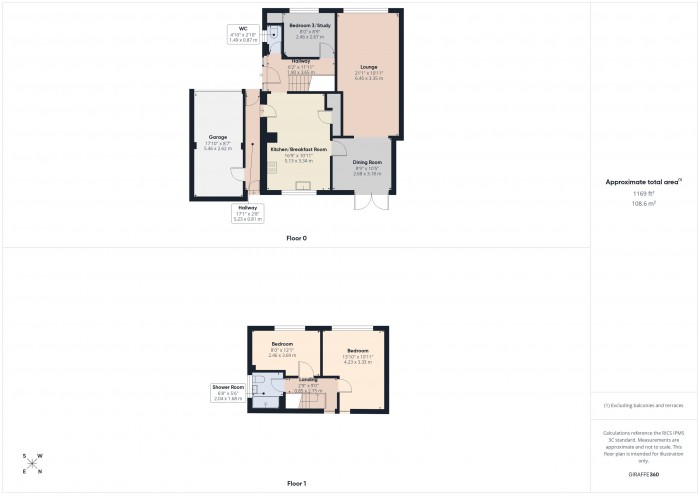 Floorplan for 5 Chestnut Close, TA6