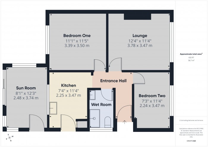 Floorplan for 4 Somerset Gardens, TA6