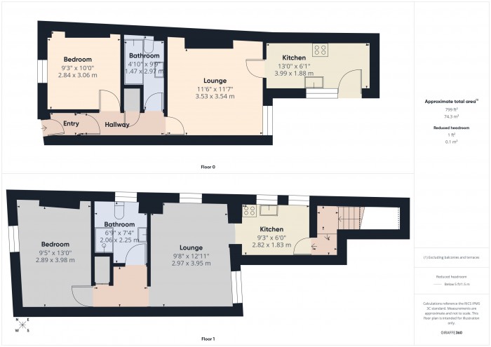 Floorplan for 126 Bristol Road, TA6