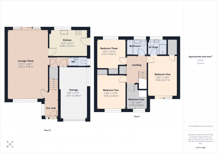 Floorplan for 15 Rosary Drive, TA6