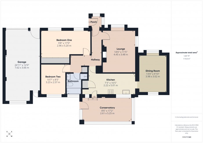 Floorplan for 54 Sedgemoor Road, TA6