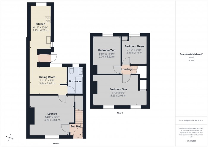 Floorplan for 44 Kidsbury Road, TA6
