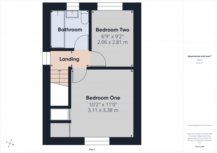 Floorplan for 31 Farthing Road, TA6