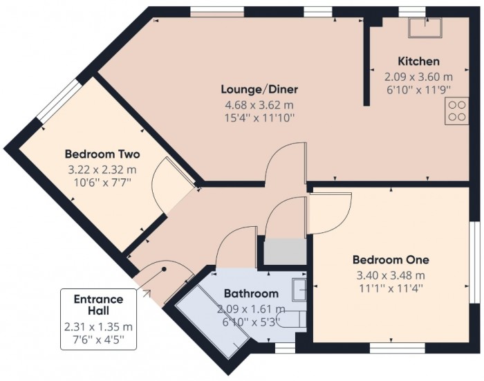 Floorplan for 11 Standish Street, TA6