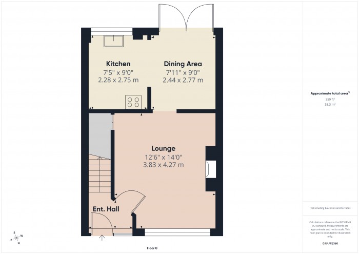 Floorplan for 15 Kimberley Terrace, TA6