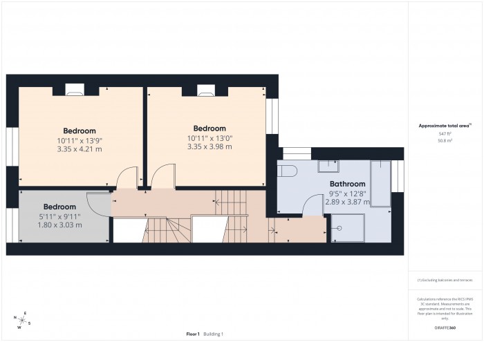 Floorplan for 43 Wembdon Road, TA6