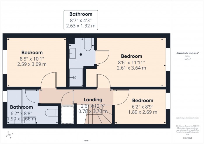 Floorplan for 11 Royal Drive, TA6