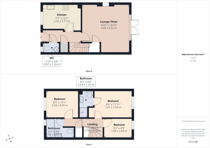 Floorplan for 11 Royal Drive, TA6