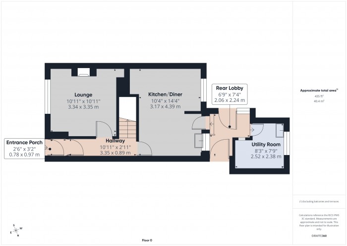Floorplan for 23 Millbay, TA6