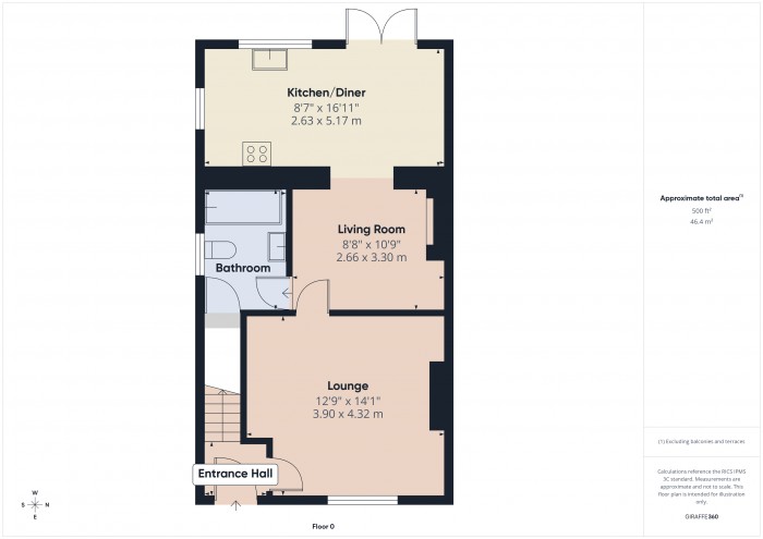 Floorplan for 16 King George Avenue, TA6