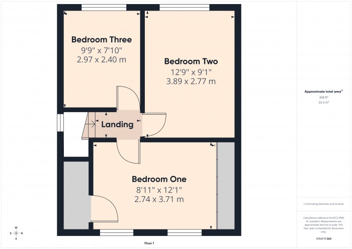Floorplan for 16 King George Avenue, TA6
