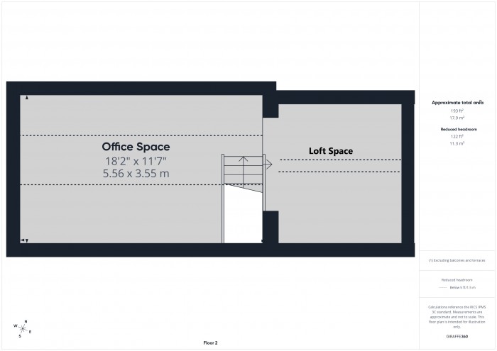 Floorplan for Hayes Cottage, TA7
