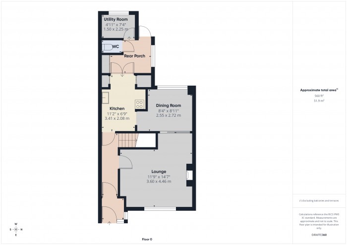 Floorplan for 30 Northbrook Road, TA5