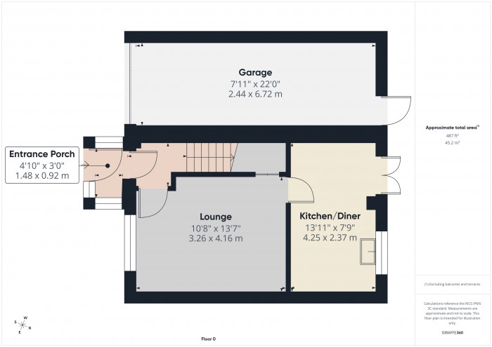 Floorplan for 8 Petrel Close, TA6